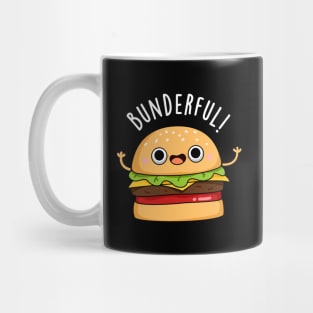 Bunderful Cute Burger Bun Pun Mug